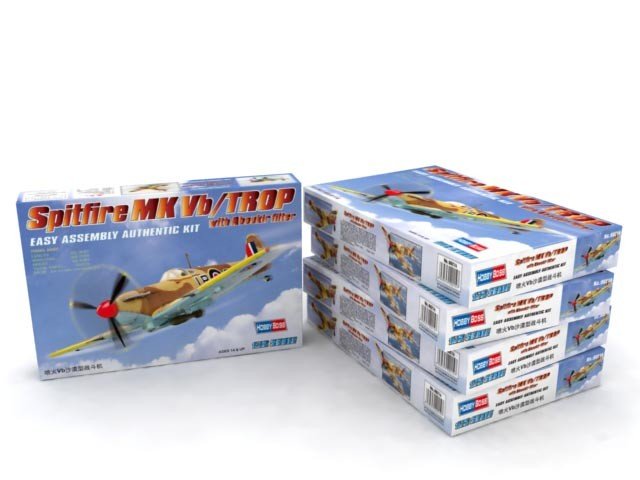 Hobby Boss 80214 Spitfire MK.Vb TROP 1/72 – zdjęcie 2
