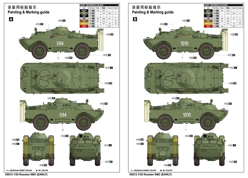 Trumpeter 05513 Russian NBC EARLY 1/35 – zdjęcie 3