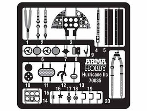 Arma Hobby 70042 Hurricane Mk II b/c Expert Set 1/72 – zdjęcie 15