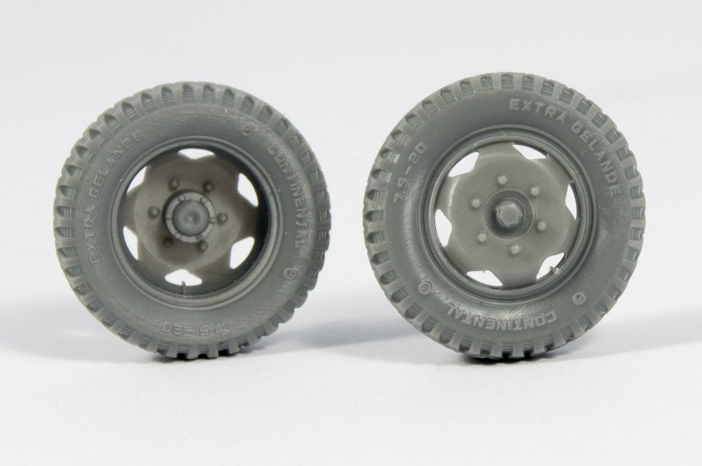 Panzer Art RE35-364 Mercedes 1500 late 6 holes road wheels (gelande pattern) 1/35 – zdjęcie 2