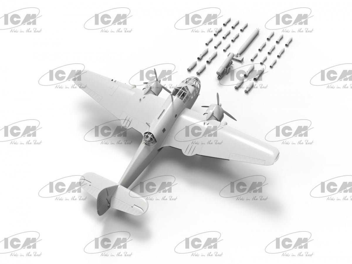 ICM 48314 Bristol Beaufort Mk.I. Bombing raid 1/48 – zdjęcie 5