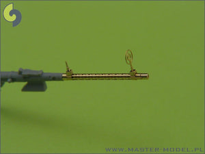 Master AM-32-013 German aircraft machine gun MG 15 - turned barrels and etched sights (2pcs) 1/32 – zdjęcie 4