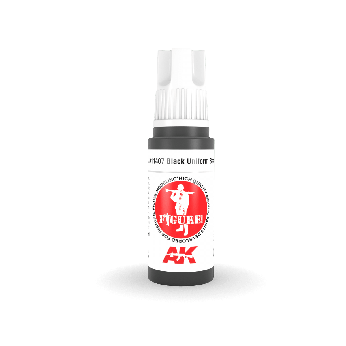 AK Interactive AK11407 Black Uniform Base 17ml – zdjęcie 2