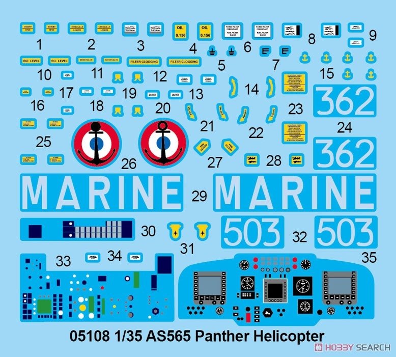Trumpeter 05108 AS565 Panther Helicopter 1/35 – zdjęcie 8