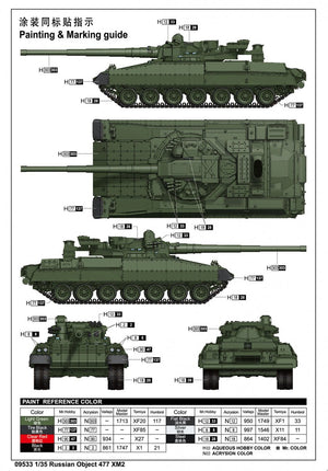 Trumpeter 09533 Russian Object 477 XM2 1/35 – image 3