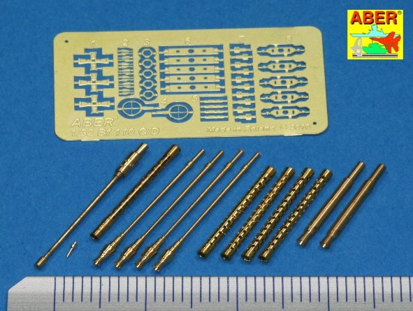 Aber A32110 Armament for German fighter Me 110 C/D 1/32 – zdjęcie 2