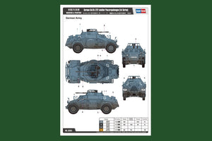 Hobby Boss 83815 German Sd.Kfz.222 Leichter Panzerspahwagen (1st Series) 1/35 – zdjęcie 2
