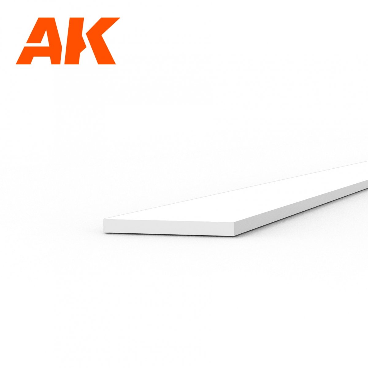 AK Interactive AK6504 STRIPS 0.30 X 3.00 X 350MM – STYRENE STRIP – (10 UNITS) – immagine 2
