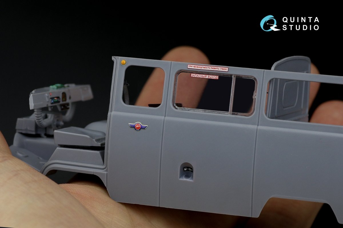 Quinta Studio QD35045 UAZ-3909 3D-Printed &amp;amp; coloured Interior on decal paper (Zvezda) 1/35 – zdjęcie 4
