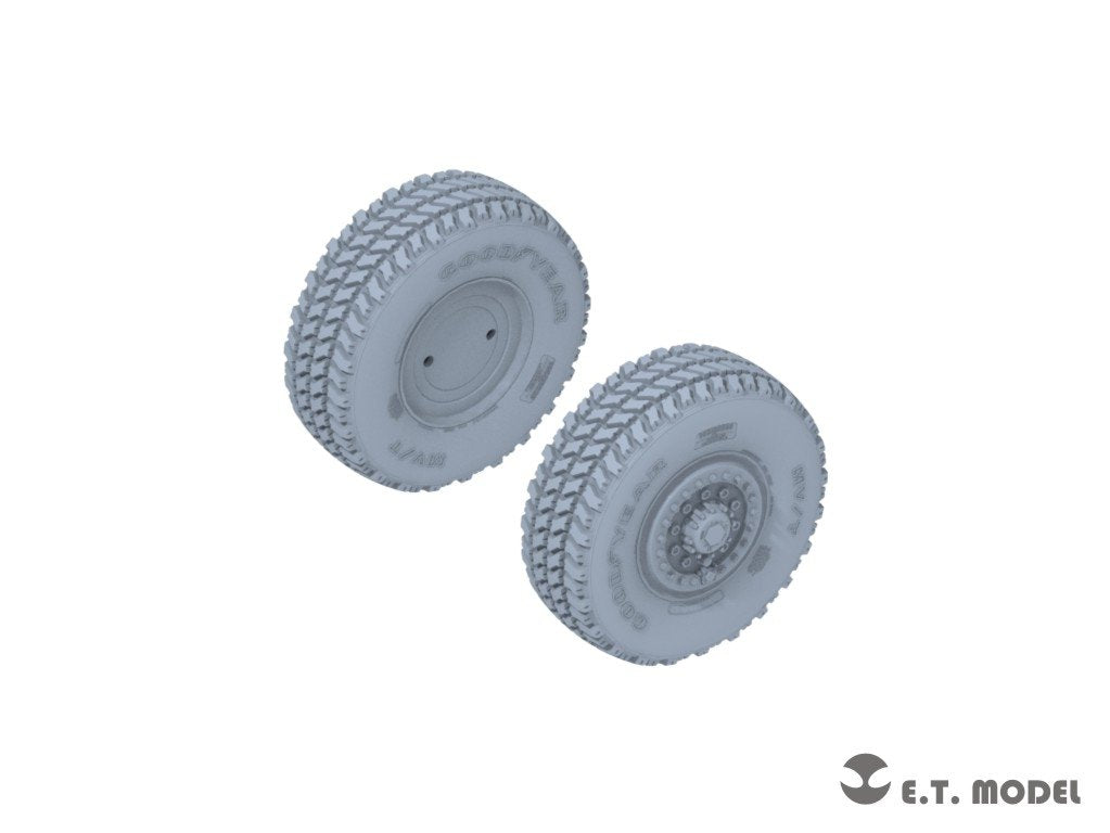 E.T. Model P35-127 Modern U.S. M142 High Mobility Artillery Rocket System（HIMARS）Sagged Wheels for Trumpeter kit 1/35 – zdjęcie 3