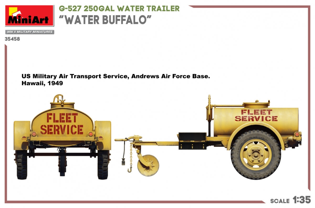 MiniArt 35458 G-527 250GAL WATER TRAILER “WATER BUFFALO” 1/35 – image 3