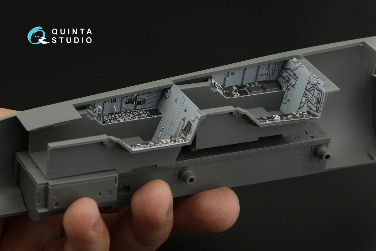 Quinta Studio QD32131 F/A-18D Early 3D-Printed &amp;amp; coloured Interior on decal paper (Academy) 1/32 – zdjęcie 8