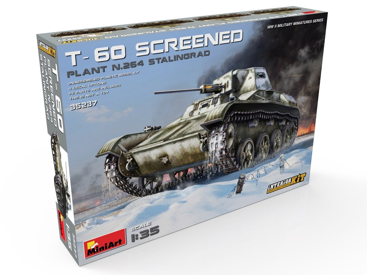 MiniArt 35237 T-60 SCREENED (PLANT NO.264 STALINGRAD) INTERIOR KIT 1/35 – zdjęcie 2