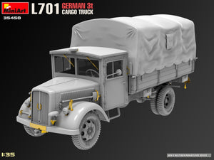 Miniart 35450 L701 GERMAN 3T CARGO TRUCK 1/35 – zdjęcie 4