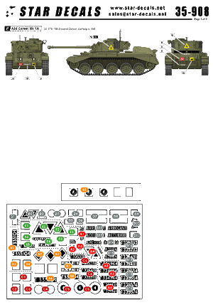 Star Decals 35-908 British Comets in Europe 1/35 – zdjęcie 2