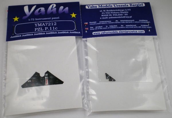Yahu YMA7212 PZL P.11c (Azur / Heller / PZW) 1/72