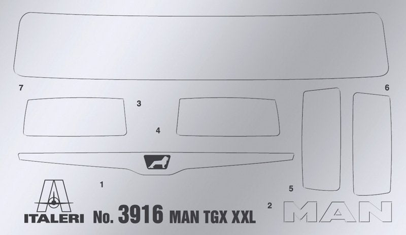 Italeri 3916 MAN TGX XXL D38 1/24 – image 4