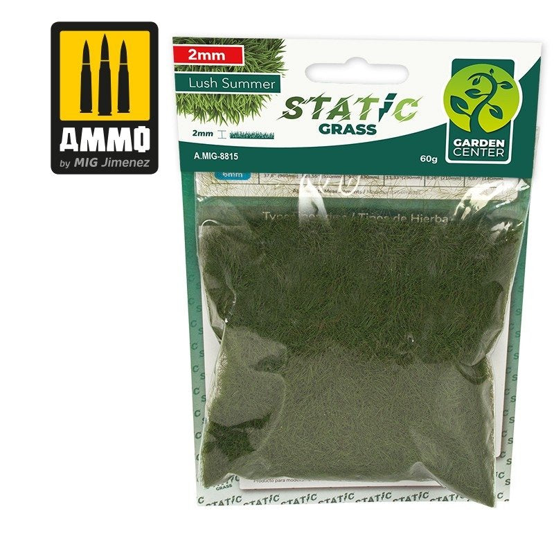 Munitions Mig Jimenez 8815 Static Grass - Lush Summer – 2 mm