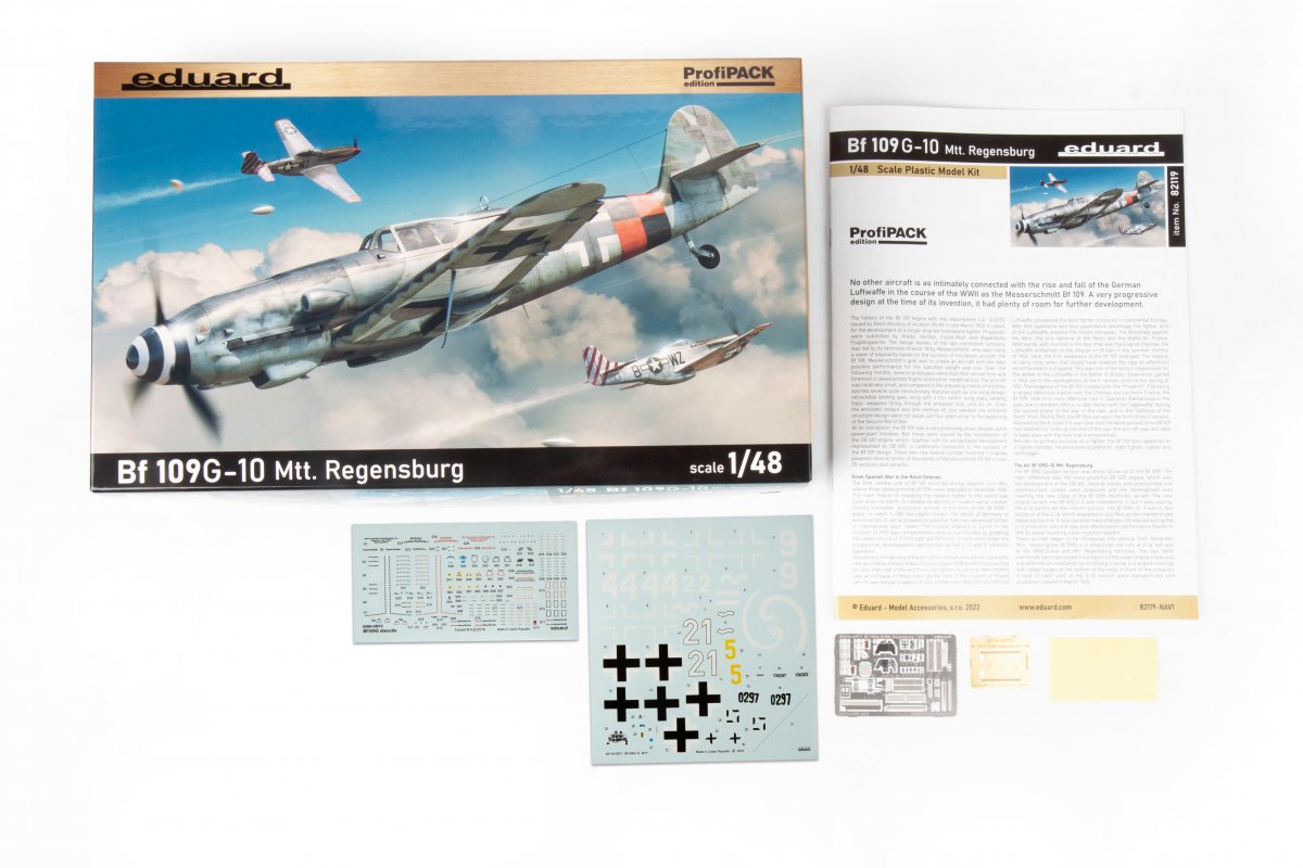 Eduard 82119 Bf 109G-10 Mtt Regensburg 1/48 – zdjęcie 3