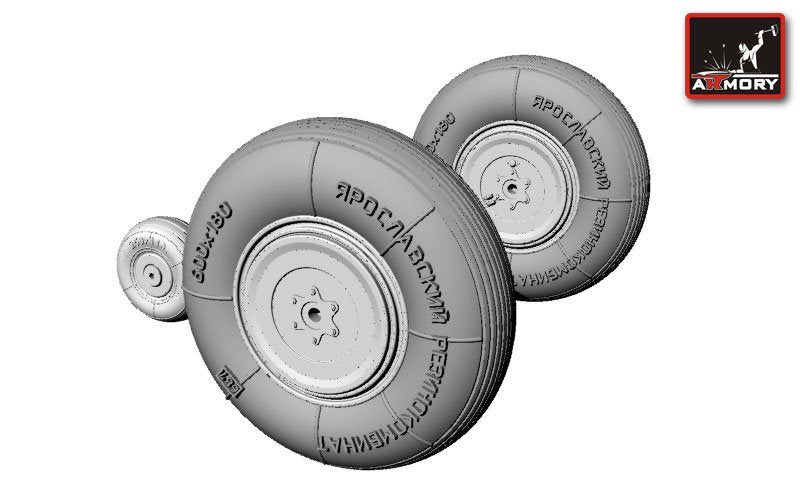 Armory Models AW72004 Yakovlev Yak-3 wheels 1/72