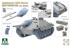 Takom 2170 Jagdpanzer 38(t) Hetzer Early Production Full Interior 1/35 – zdjęcie 2