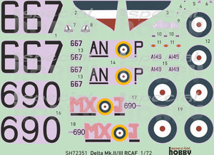 Special Hobby 72351 Delta Mk. II/ III RCAF 1/72 – zdjęcie 3