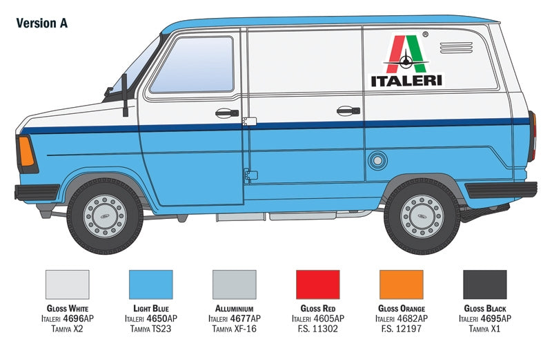 Italeri 3975 Ford Transit "Italeri" 1/24