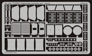 Eduard 32126 P-38J/ L exterior 1/32 TRUMPETER
