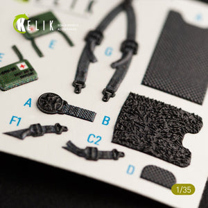 KELIK K35016 HH-60H RESCUE HAWK INTERIOR 3D DECALS FOR KITTY HAWK KIT 1/35 – immagine 9