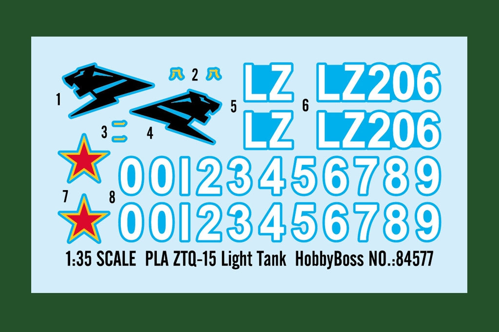 Hobby Boss 84577 PLA ZTQ-15 Light Tank 1/35 – image 4