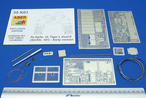 Aber 35K01 German heavy tank Pz. Kpfw. VI, Tiger I, Ausf. E (Sd.Kfz.181) - early version 1/35 – zdjęcie 2