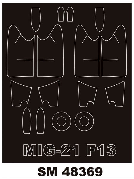 Montex SM48369 MiG-21F-13 TRUMPETER 1/48