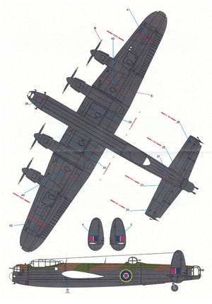 Techmod 72166 Avro Lancaster B Mk. I 1/72 – zdjęcie 6