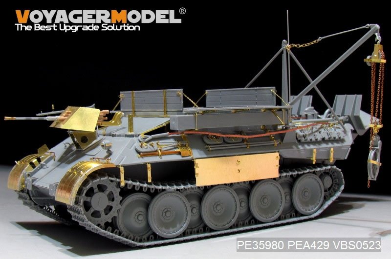 Voyager Model PE35980 WWII German Bergepanther Ausf.A (Late type,Panther G tool holders) Basic For TAKOM 2101 1/35 – imagen 2