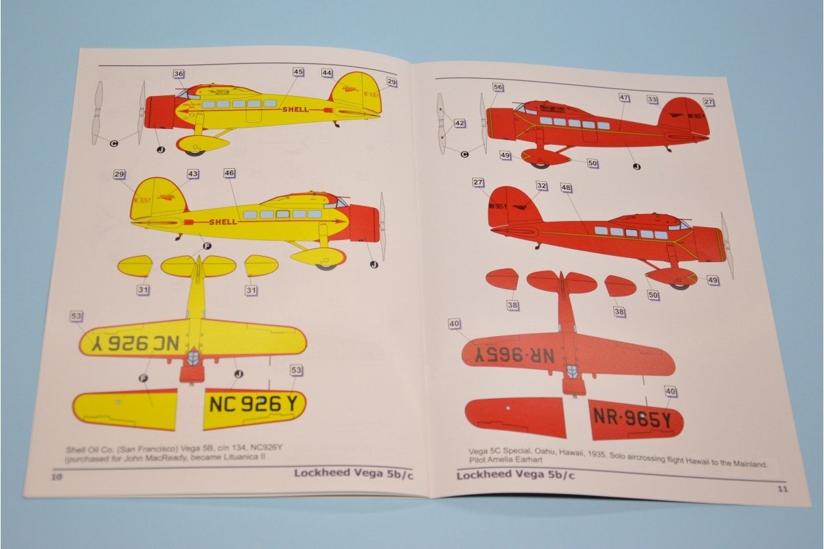 Dora Wings 48024 Lockheed Vega 5C 1/48 – image 6