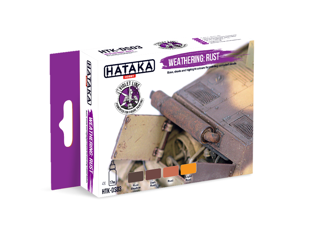 Hataka HTK-DS03 Weathering: Rust 4x17ml – zdjęcie 2