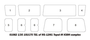 Trumpeter 01082 15U175 TEL of RS-12M1 Topol-M ICBM complex 1/35 – zdjęcie 28