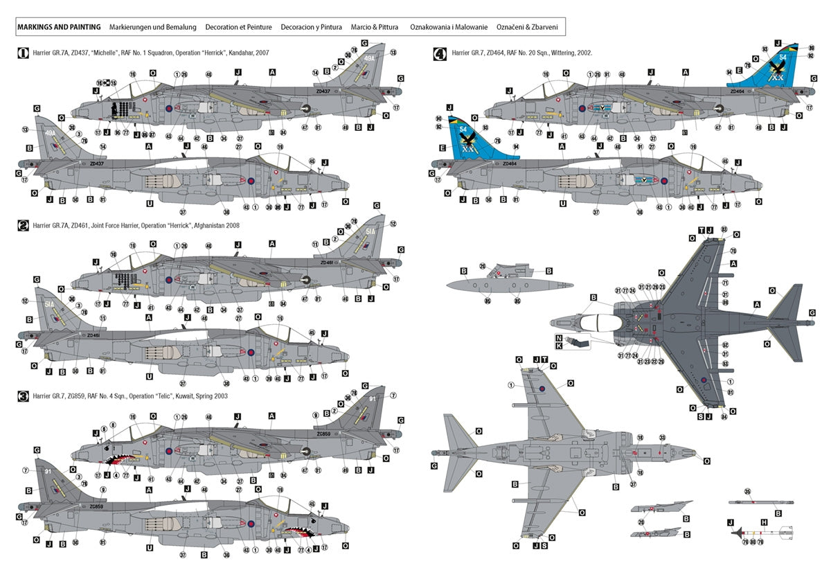 Hobby 2000 48043 Harrier GR.7 ( Hasegawa + CARTOGRAF + MASKS ) 1/48 – image 3