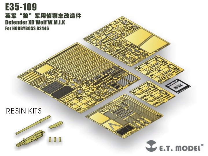 E.T. Model E35-109 Defender XD ‘Wolf’ W.M.I.K (For HOBBY BOSS 82446) 1/35