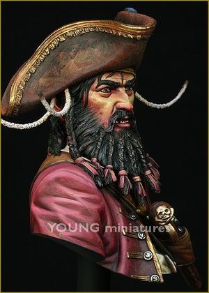 Young Miniatures YH1823 BLACK BEARD 1718 Queen Anne&amp;#39;s Revenge 1/10 – zdjęcie 9