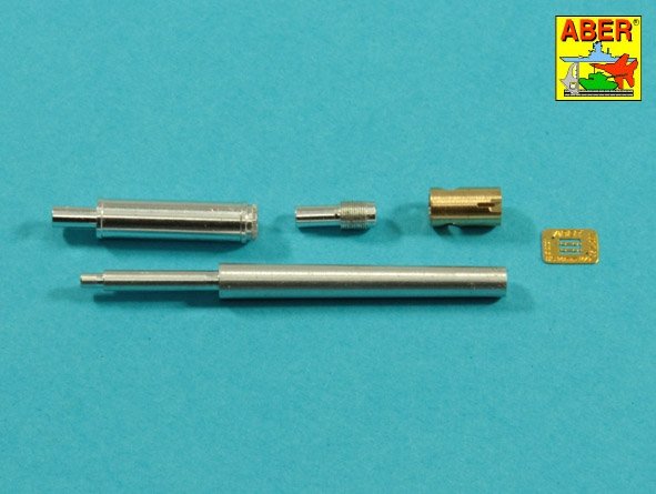 Aber 35L-285 90mm M-36 barrel with cylindrical brake for the American M47 Patton tank with mantlet cover 1/35 – image 3