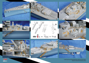 MK1 Design MS-35014 Graf Speer Detail-UP 1/350 – zdjęcie 2