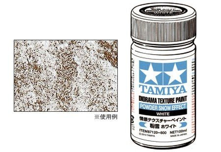 Tamiya 87120 Diorama Texture Paint (Powder Snow Effect, White)