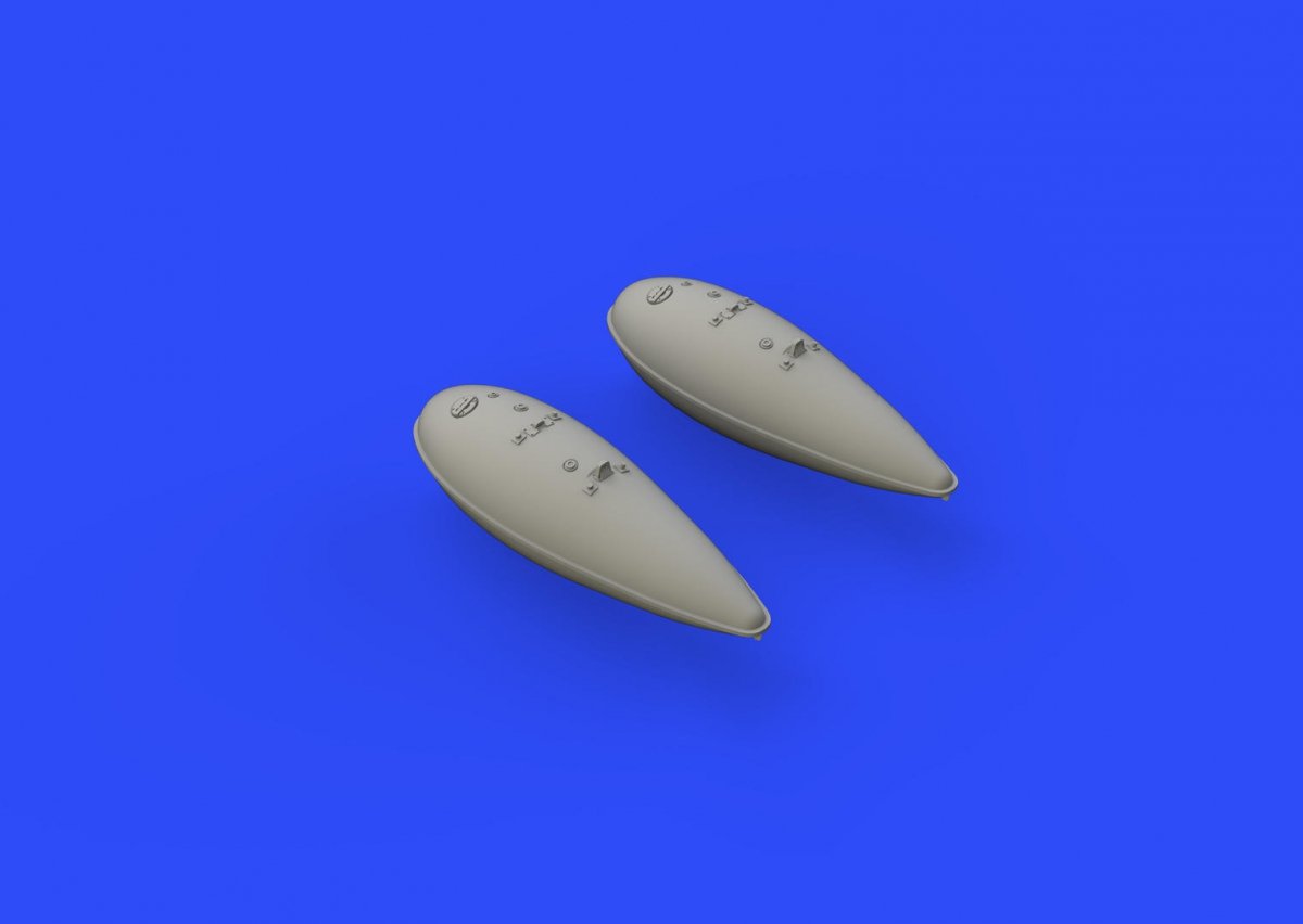 Eduard 648349 P-51D 75gal fuel tanks AIRFIX 1/48 – immagine 2