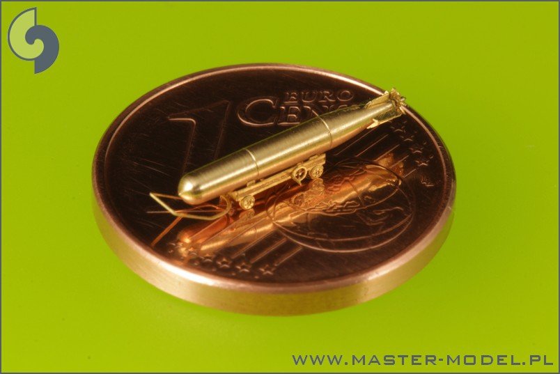 Master SM-350-072 USN Airborne torpedoes Mark 13 (22.4in) with trolleys - early type (10 pcs) – zdjęcie 6