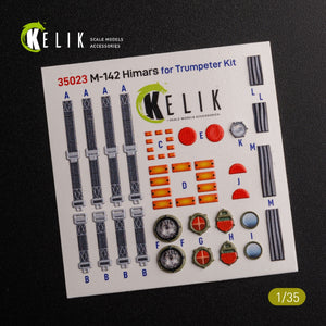 KELIK K35023 M142 HIMARS - Interior 3D Decal and classic Decal for Trumpeter kit 1/35 – zdjęcie 4