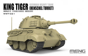 Meng Model WWT-021 World War Toons King Tiger (Henschel Turret) German Heavy Tank – zdjęcie 2