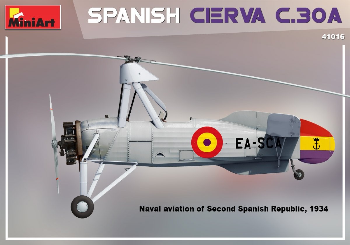 Miniart 41016 Spanish Cierva C.30A 1/35 – zdjęcie 3