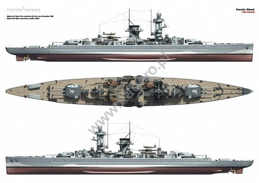 Kagero 7022 The German Pocket Battleship Admiral Graf Spee EN/PL – zdjęcie 5
