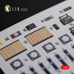 KELIK K48093 CH-47F interior 3D decals for Italeri kit 1/48 – image 10